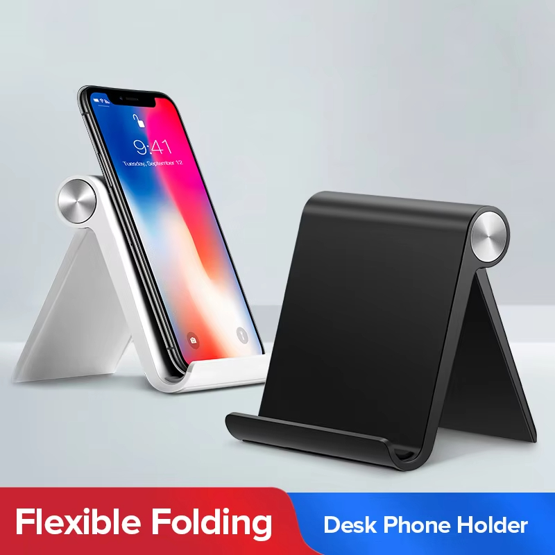 Tablet Stand Adjustable - Universal Foldable Desk Phone Holder Portable