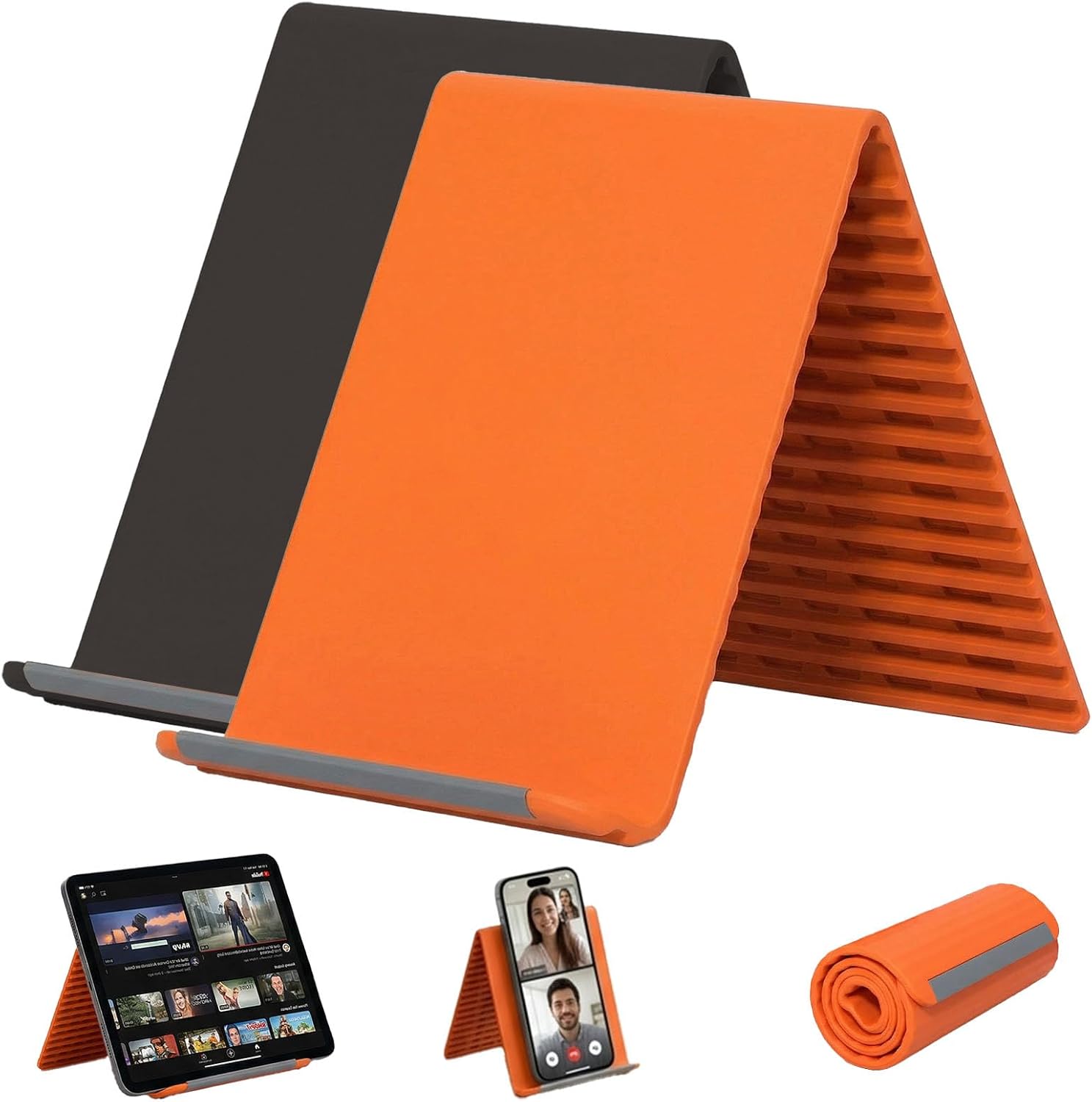 Tablet Stand Adjustable - Portable Silicone Mobile Phone Holder Lazy