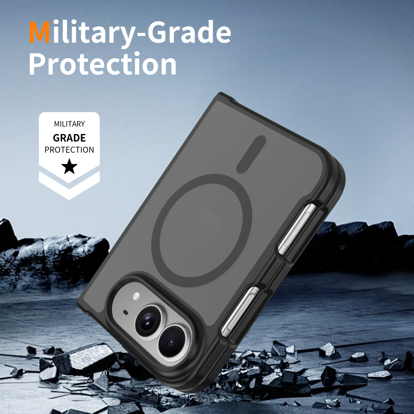 Screen Protector Matte - Ultra Slim Matte Magnetic Phone Case
