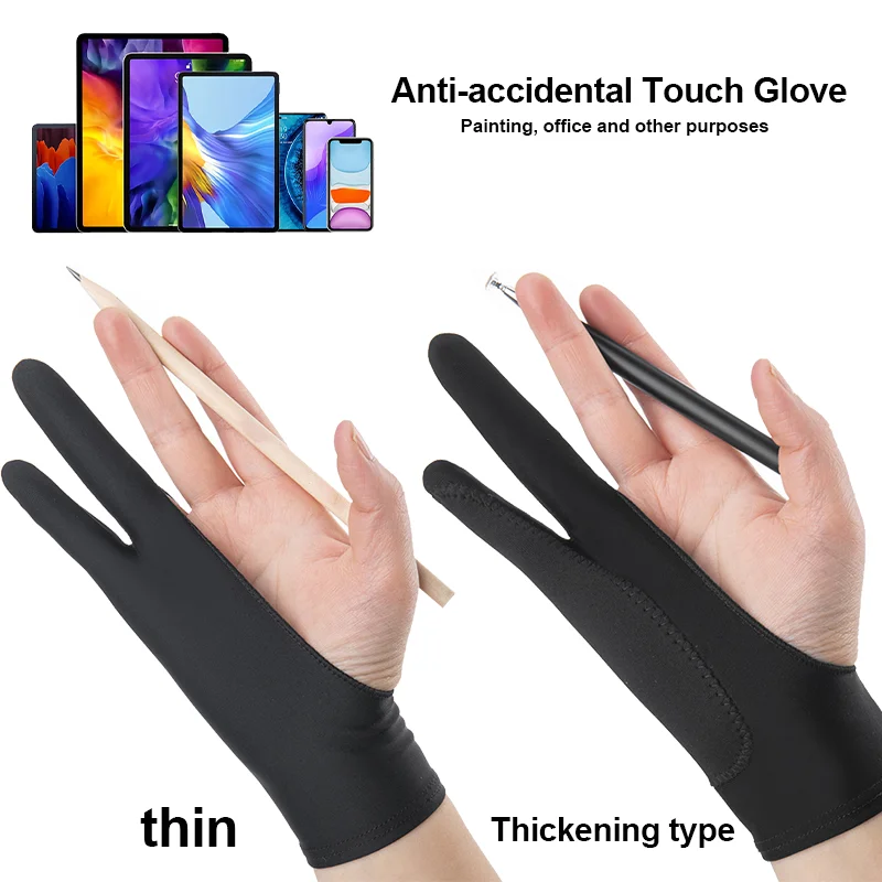 Two-Finger Drawing Gloves Anti - Drawing Glove Artist 评论和价格