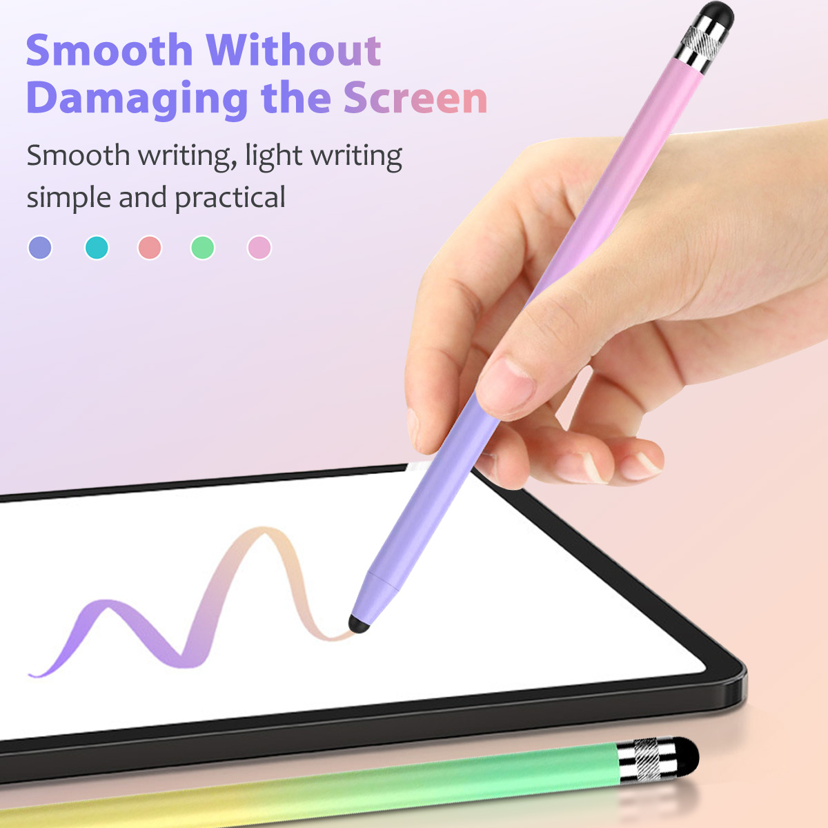 Universal 2 in 1 Stylus Pen fo - Tablet Accessories For Kids 评论和价格