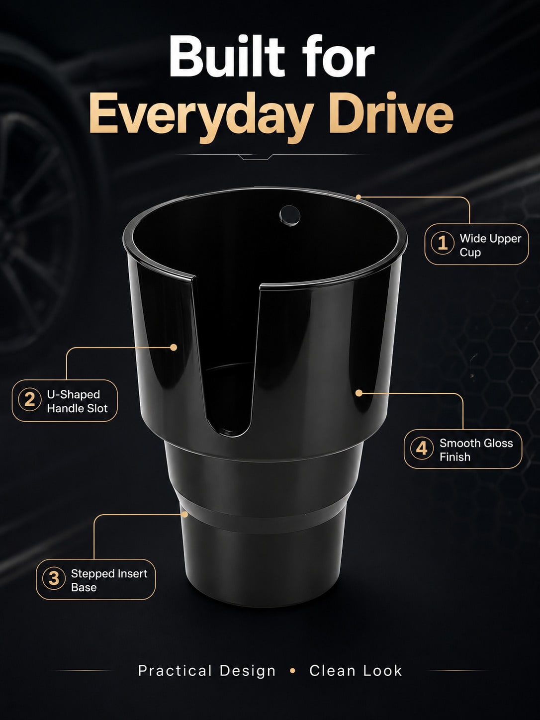 Car Cup Holder Expander Adapte - Tablet Accessories For Car 评论和价格