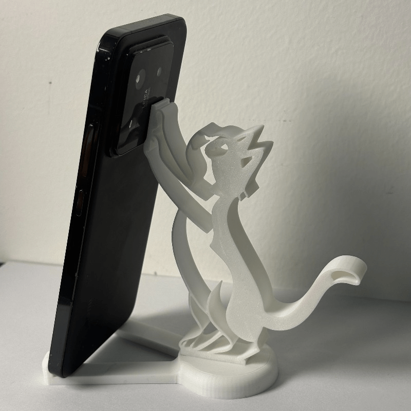 Abstract Hollow Line Cat Phone - Tablet Holder Accessories 评论和价格