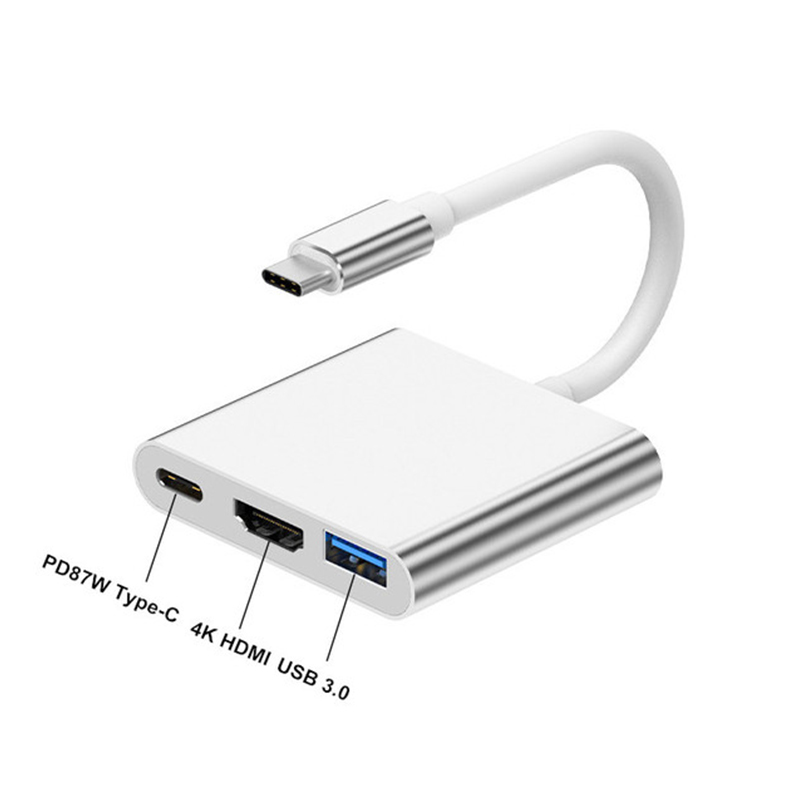 3 in 1 USB Type C Hub to 4K HD - Samsung Tablet With Accessories 评论和价格