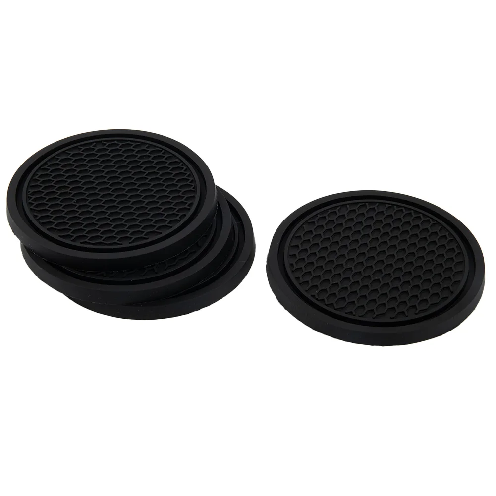 4pcs Car Coaster Non-Slip Sili - Tablet Accessories For Car 评论和价格