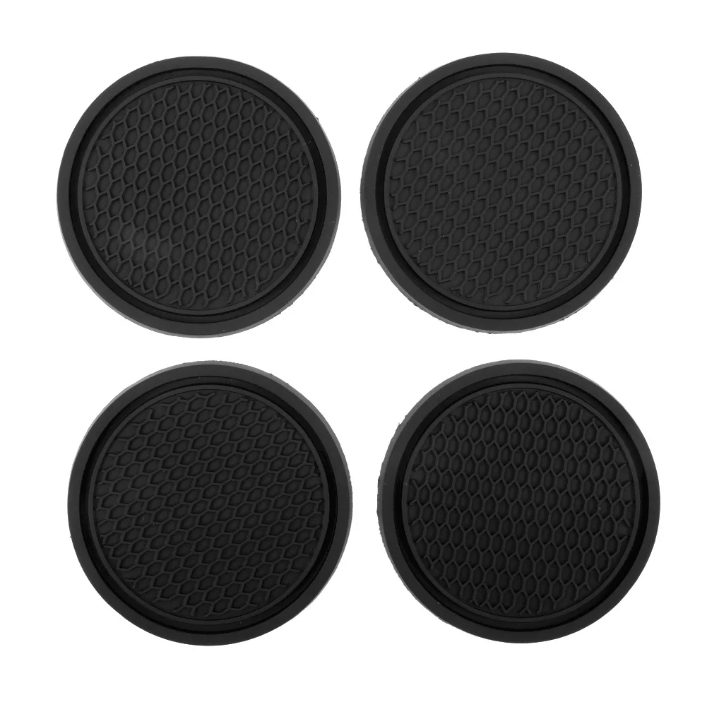 4pcs Car Coaster Non-Slip Sili - Tablet Accessories For Car 评论和价格