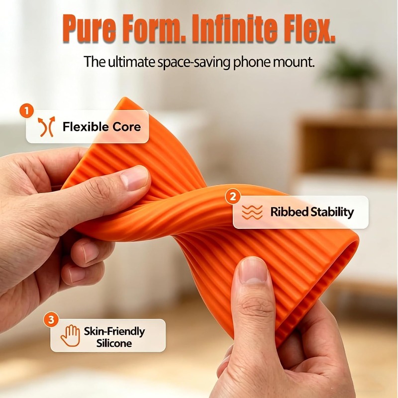 Flexible Foldable Silicone Pho - Tablet Stand Adjustable 评论和价格