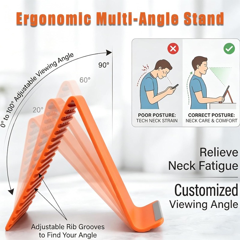 Flexible Foldable Silicone Pho - Tablet Stand Adjustable 评论和价格