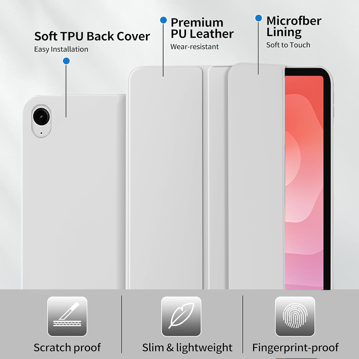 Tri-fold Flip Case For Samsung - Samsung Tablet With Accessories 评论和价格