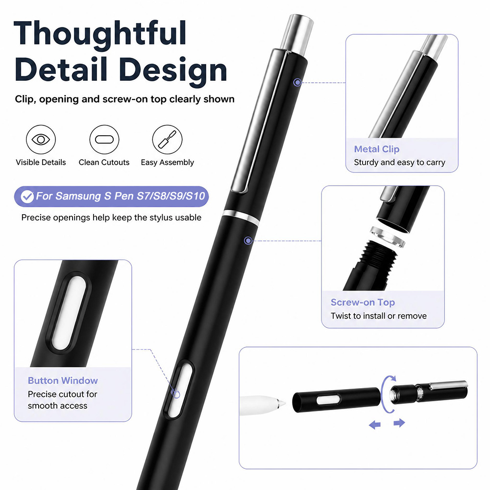 New Pencil Case S Pen For Sams - Samsung Tablet With Accessories 评论和价格