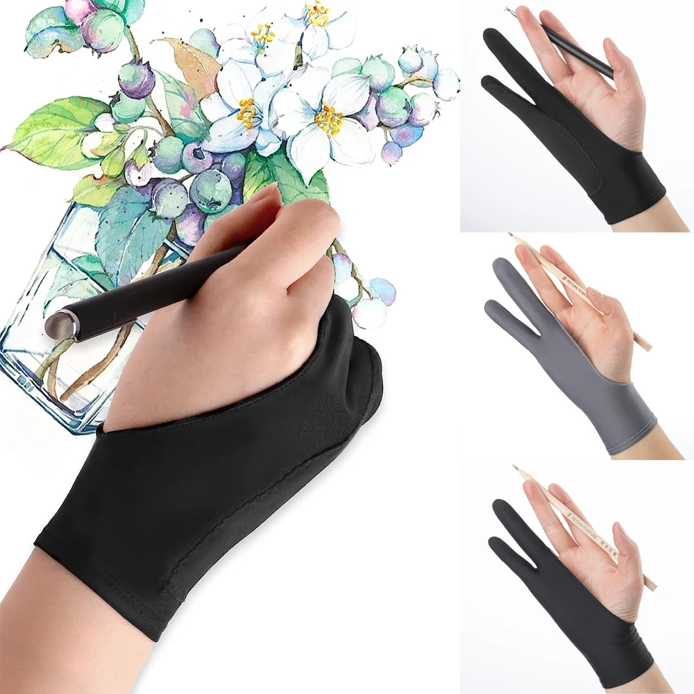 1Pcs Artists Gloves Two Finger - Drawing Glove Artist 评论和价格