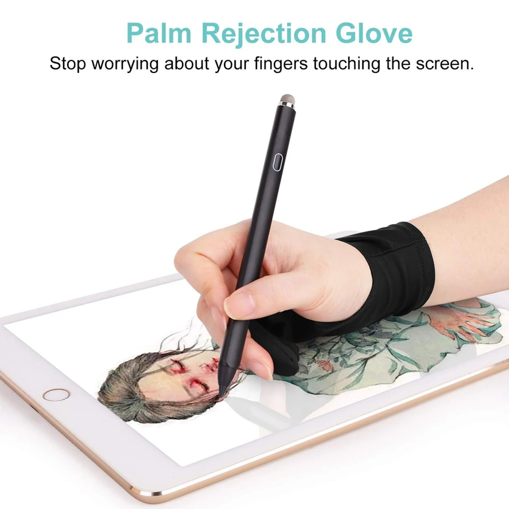 1Pcs Artists Gloves Two Finger - Drawing Glove Artist 评论和价格