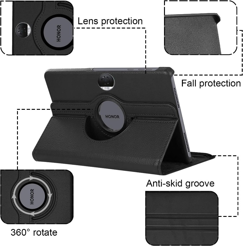360 Rotation Stand Case for Hu - Honor Tablet X9 Accessories 评论和价格