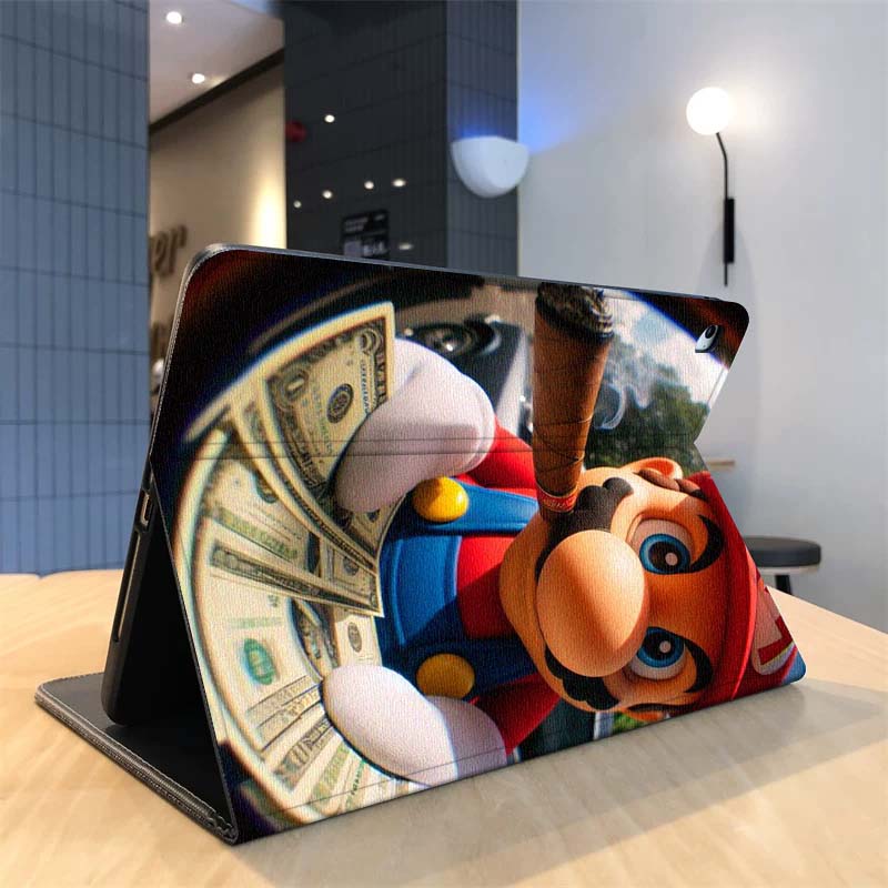 Cartoon M-Marios Art For Samsu - Samsung Tablet With Accessories 评论和价格