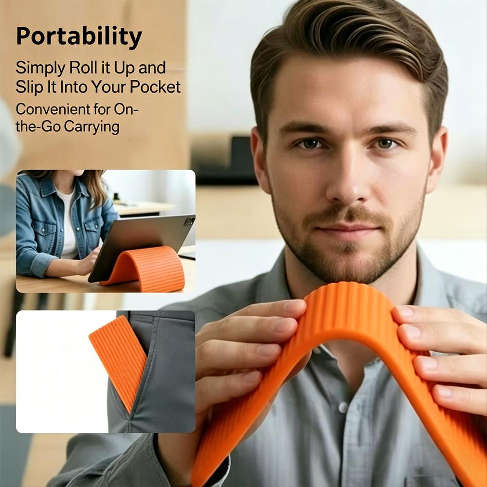 Portable Silicone Mobile Phone - Tablet Stand Adjustable 评论和价格