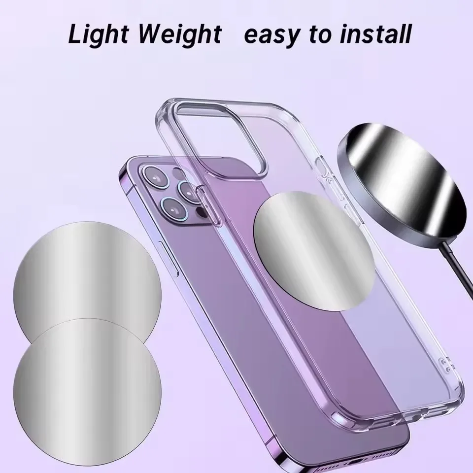 1-5PCS 8CM Magnetic Metal Plat - Tablet Accessories For Car 评论和价格