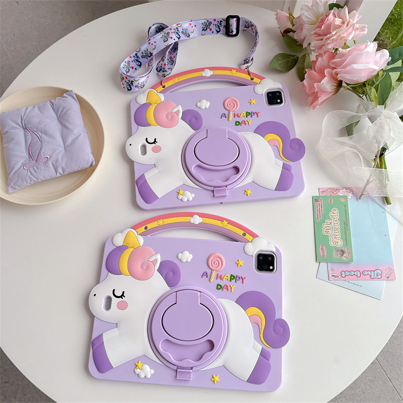 Cartoon Unicorn Kids Stand Tab - Getac Tablet Accessories 评论和价格