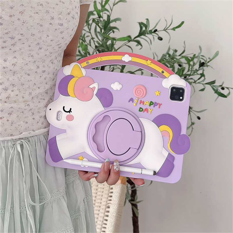 Cartoon Unicorn Kids Stand Tab - Getac Tablet Accessories 评论和价格