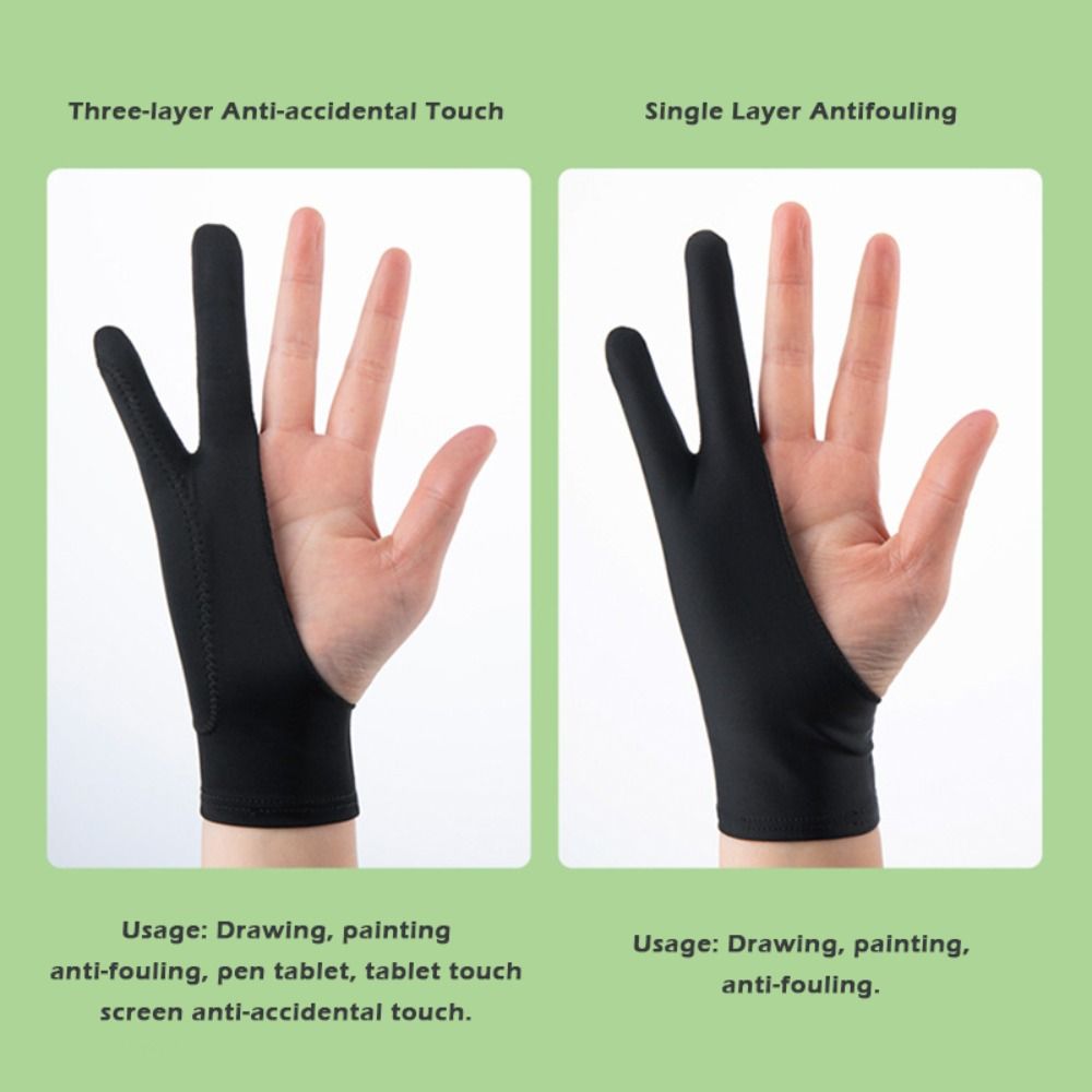 1pcs Simple 1/2 Fingers Painti - Drawing Glove Artist 评论和价格