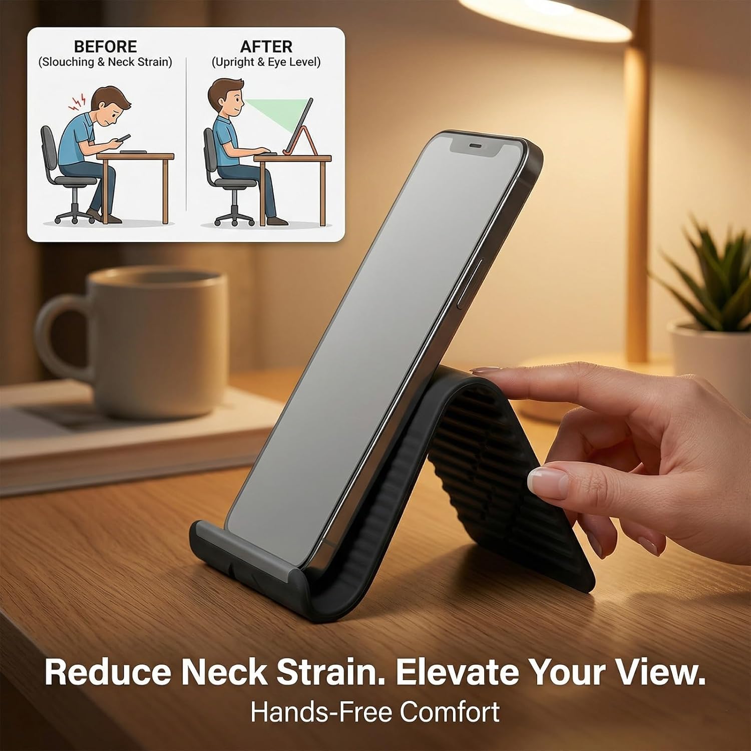 Flexible Foldable Silicone Pho - Tablet Stand Adjustable 评论和价格