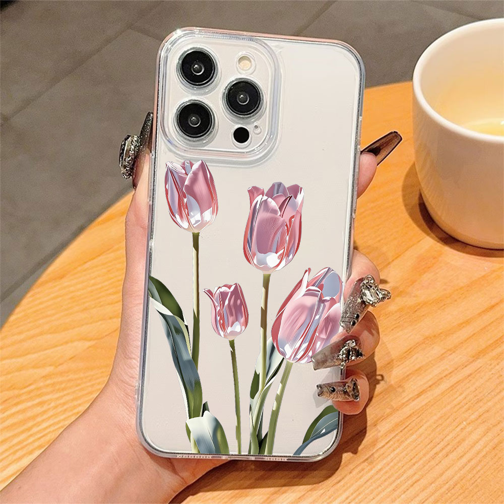 Floral Pattern Phone Case For  - Apple Iphone 15 评论和价格