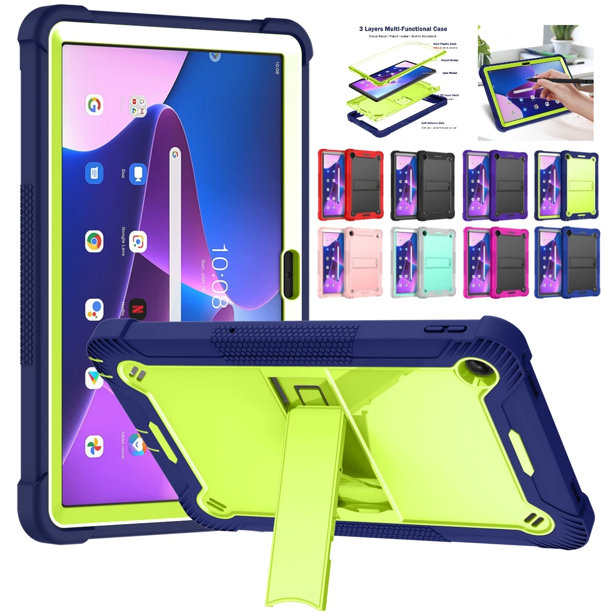 Armor Stand Case For Samsung G - Getac Tablet Accessories 评论和价格