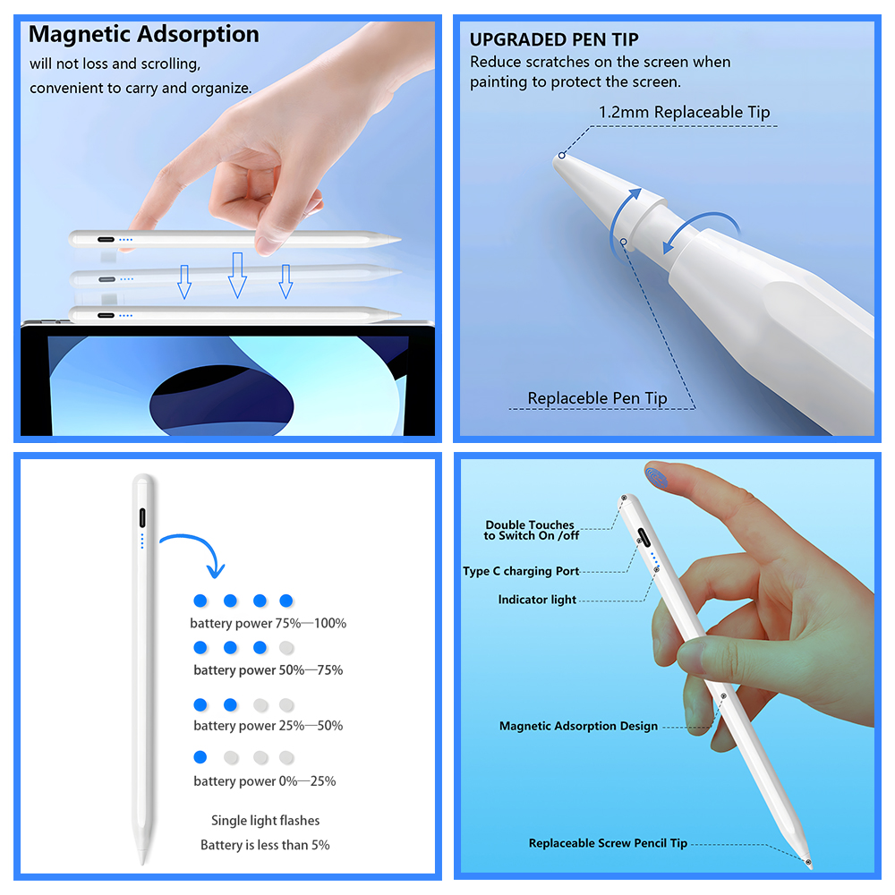 2026 Premium Stylus Pen Palm R - Tablet Accessories For Kids 评论和价格