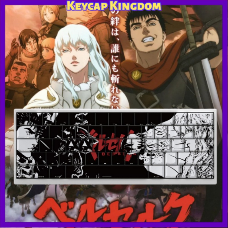 BERSERK Theme Anime Keycap 98  - Tablet Accessories Gifts 评论和价格