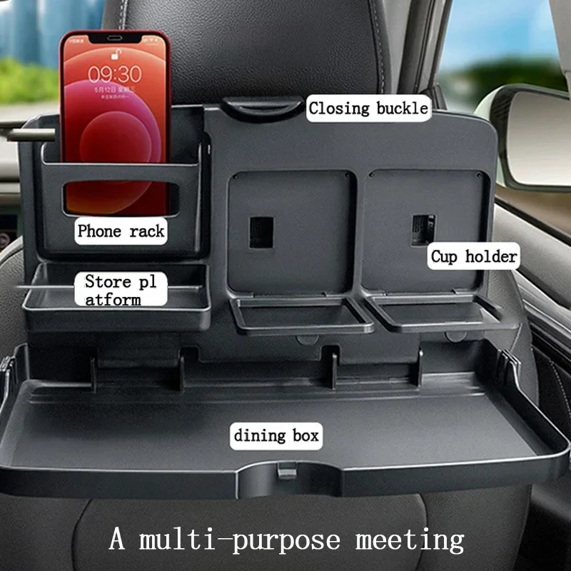 Car Back Seat Foldable Dining  - Tablet Accessories For Car 评论和价格