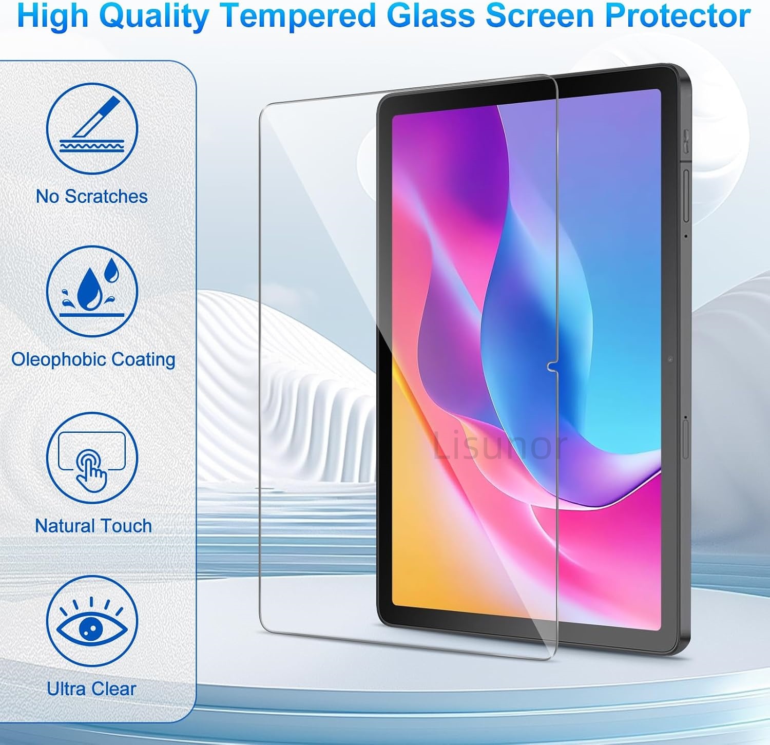 1 PCS 9H Tempered Glass Tablet - Tcl Tablet Accessories 评论和价格